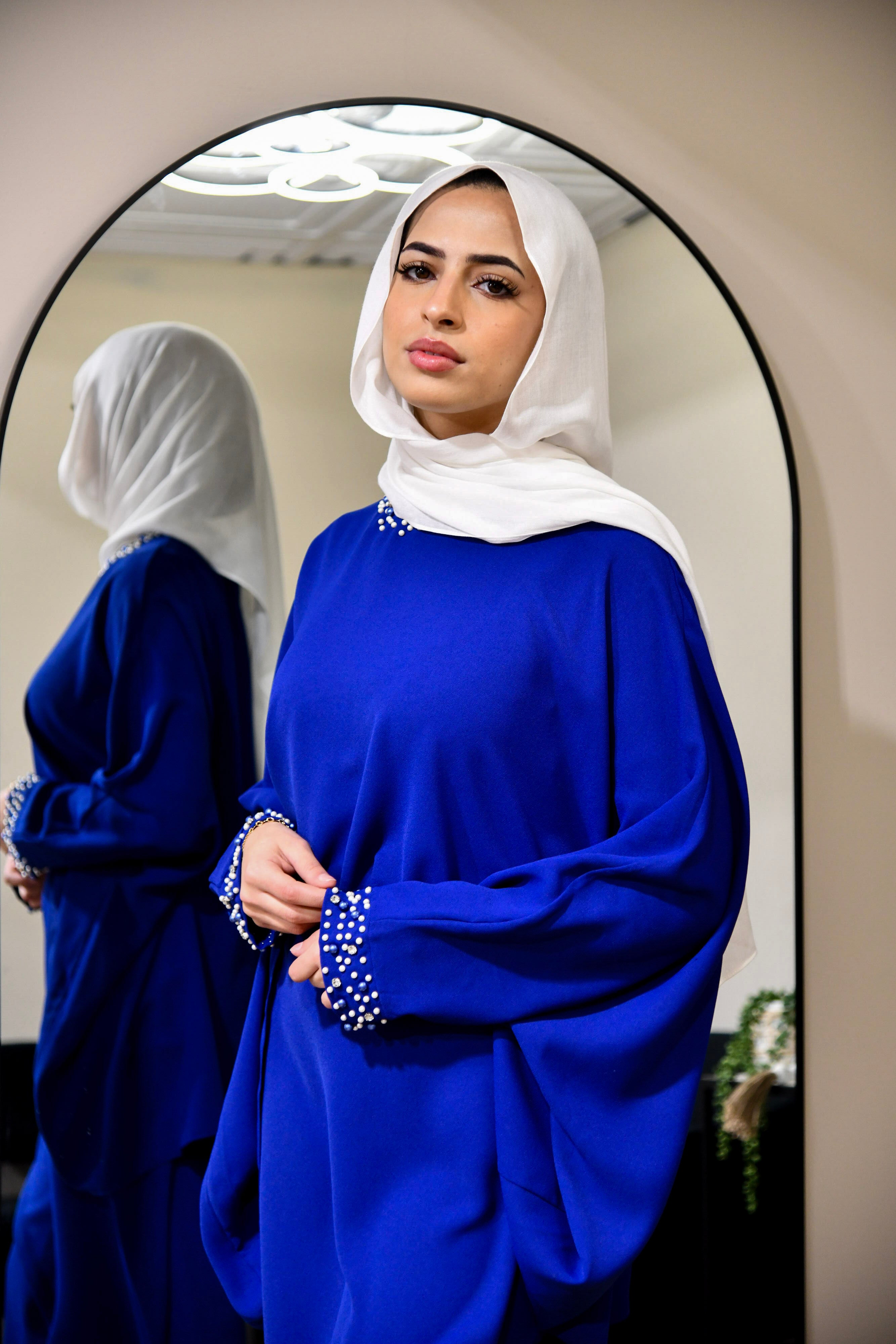 Pearl 2 Piece Skirt Set - Blue