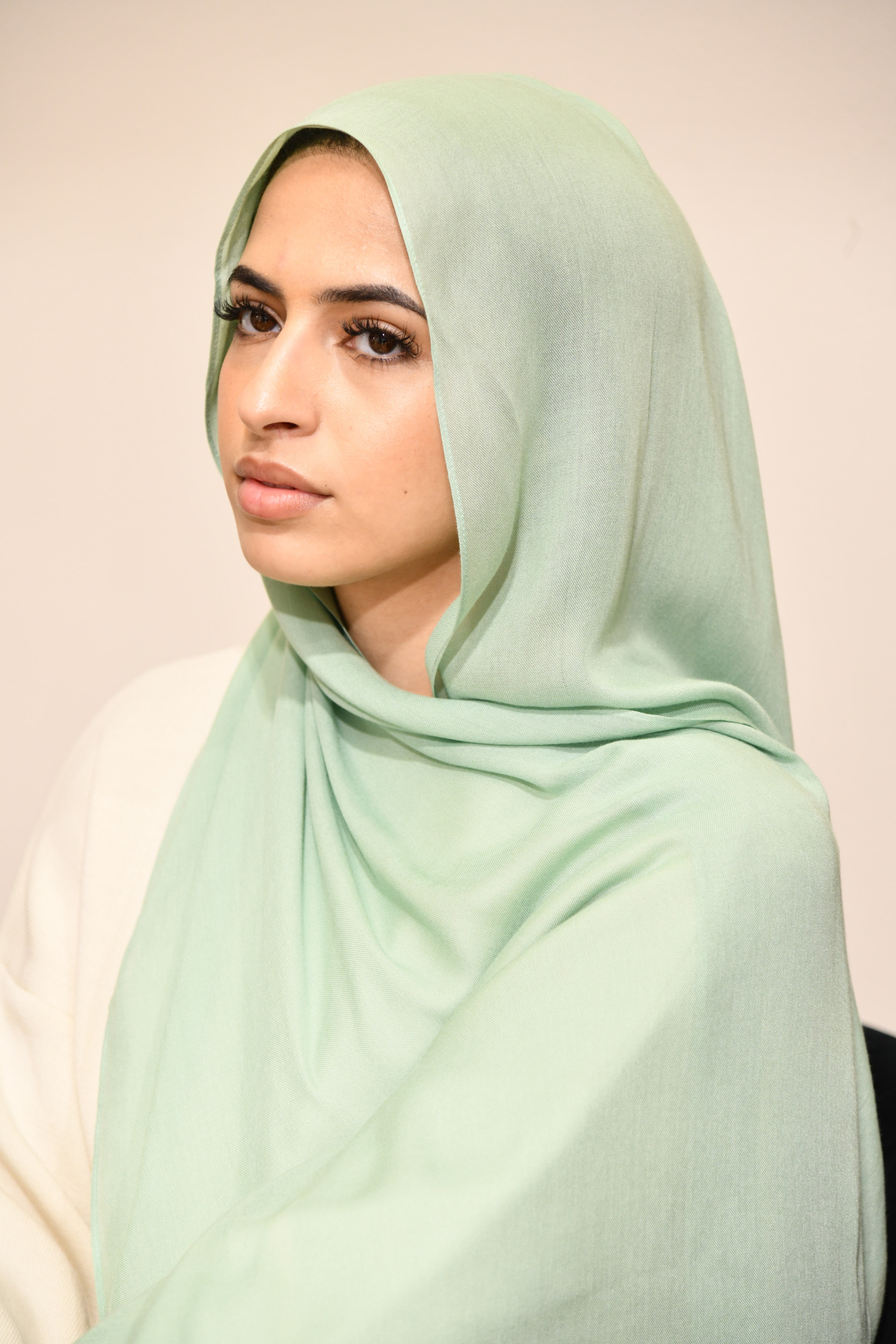 Premium Modal Hijab - Mist Green