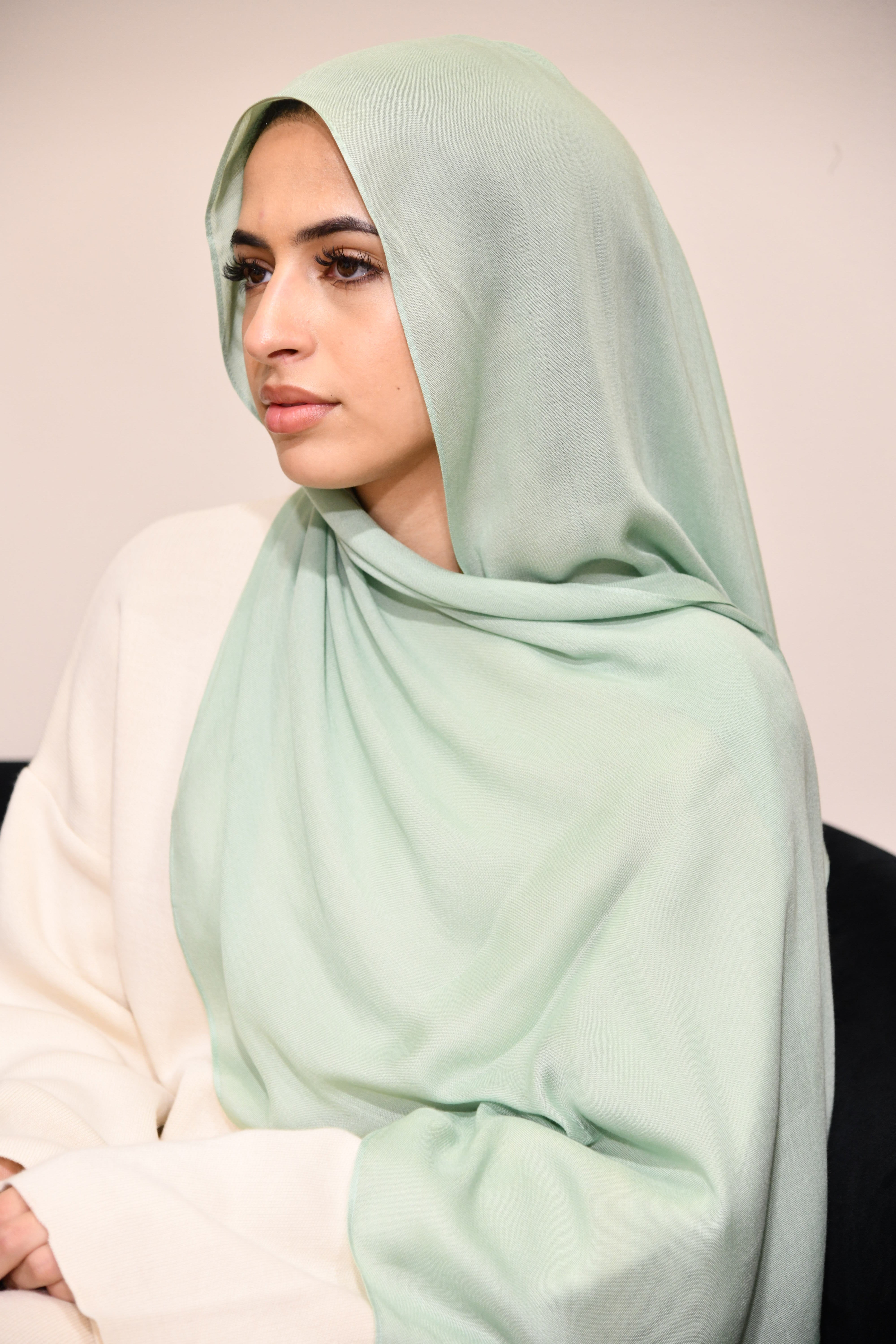 Premium Modal Hijab - Mist Green