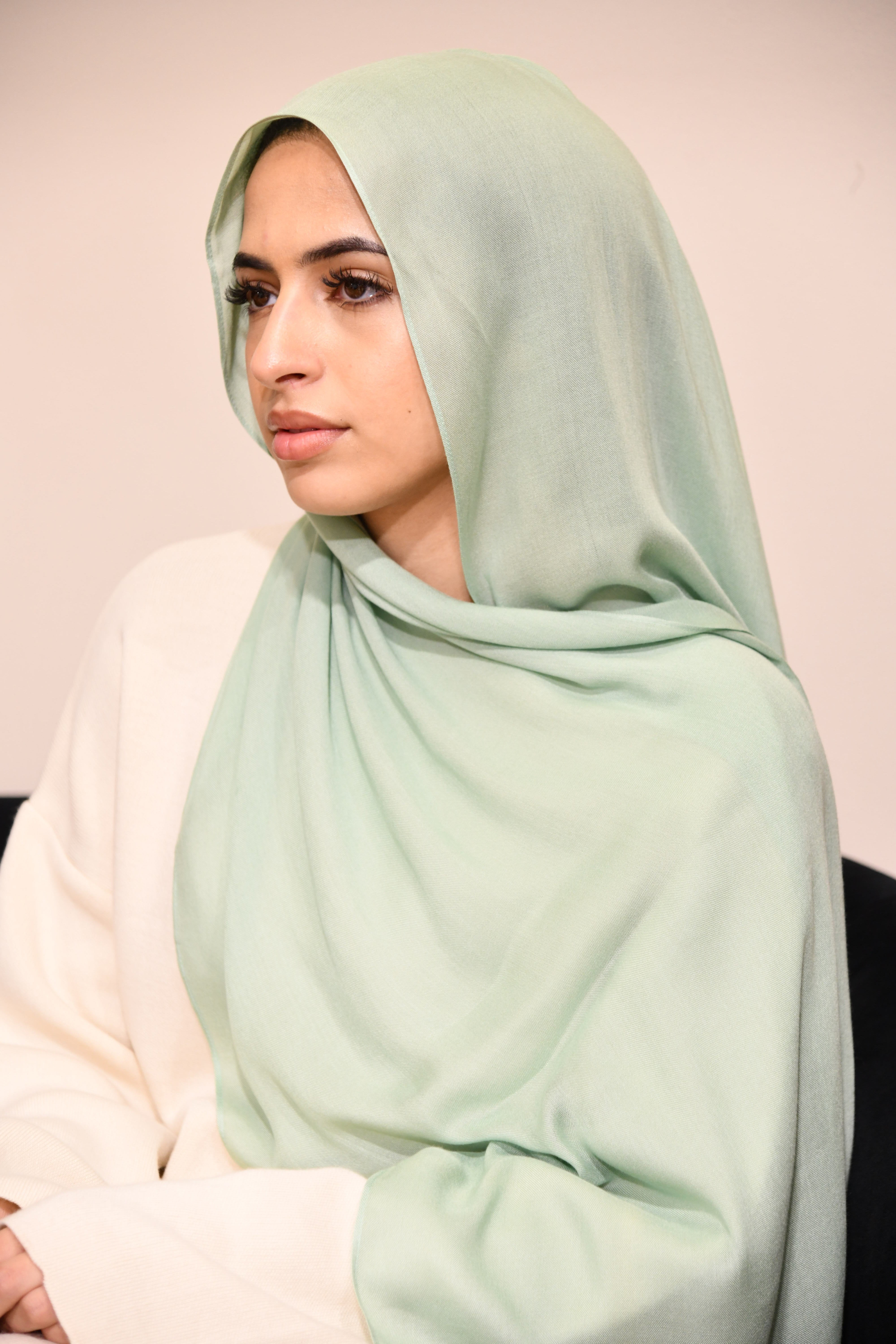 Premium Modal Hijab - Mist Green