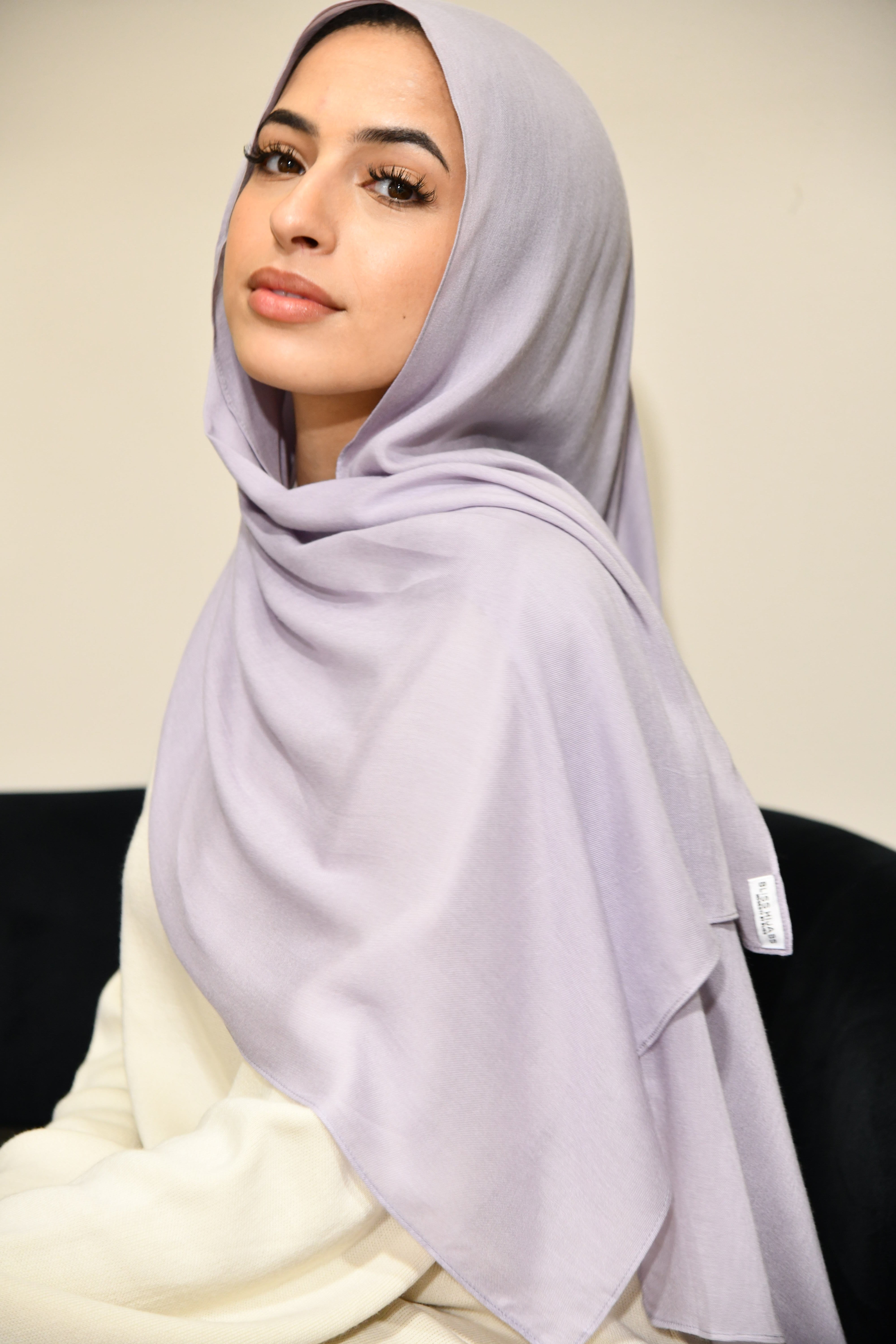 Premium Modal Hijab - Gull Gray