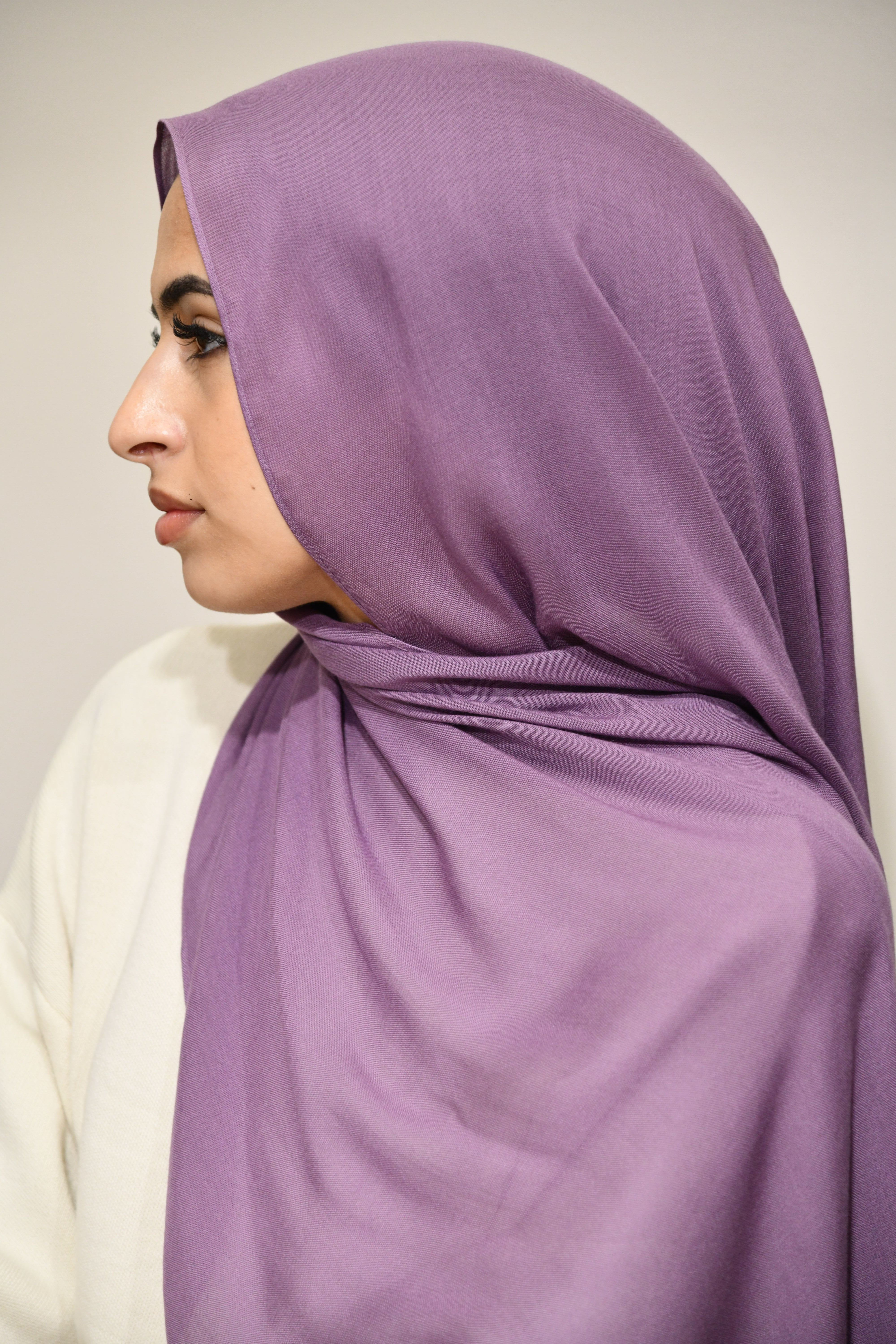 Premium Modal Hijab - Wineberry