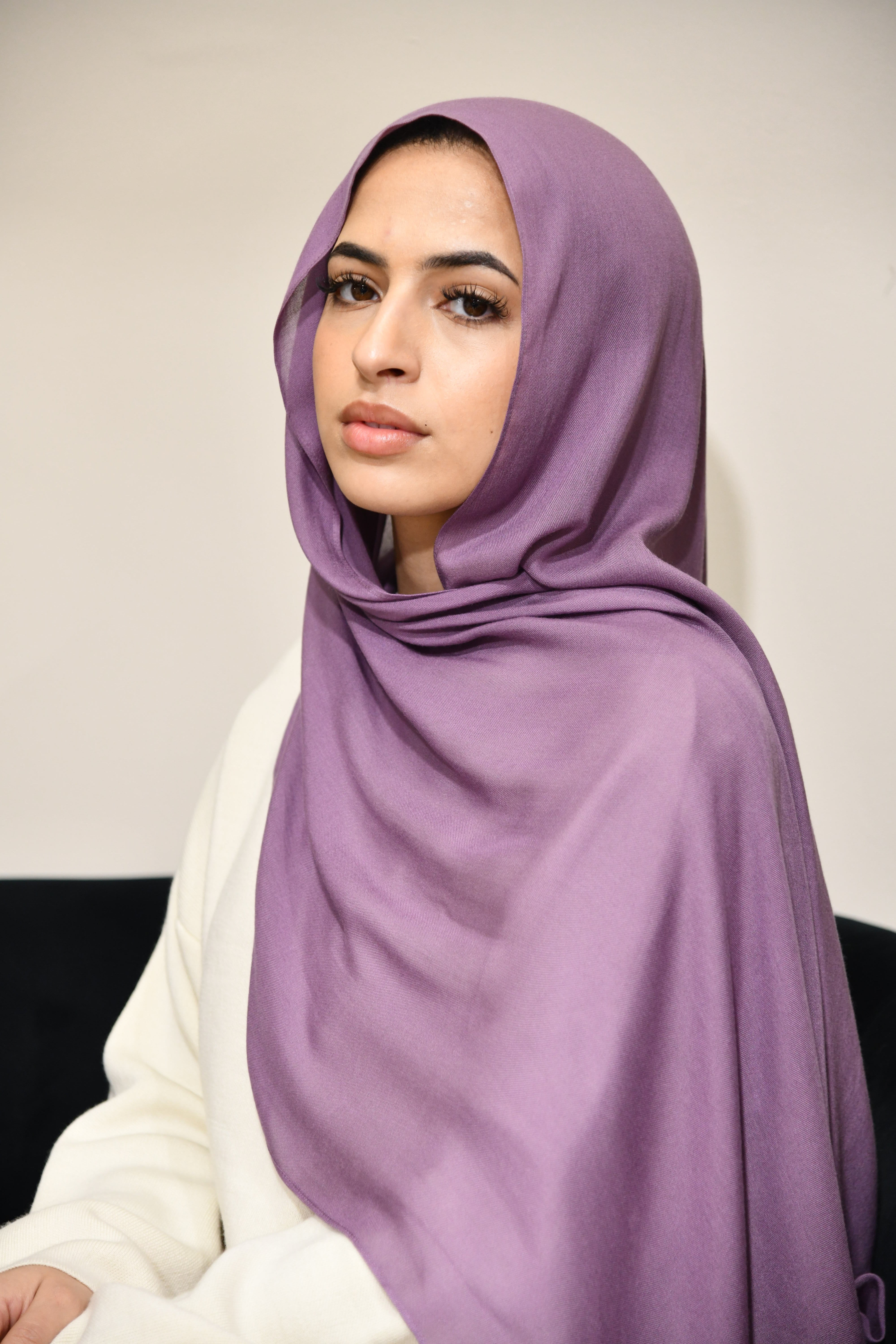 Premium Modal Hijab - Wineberry