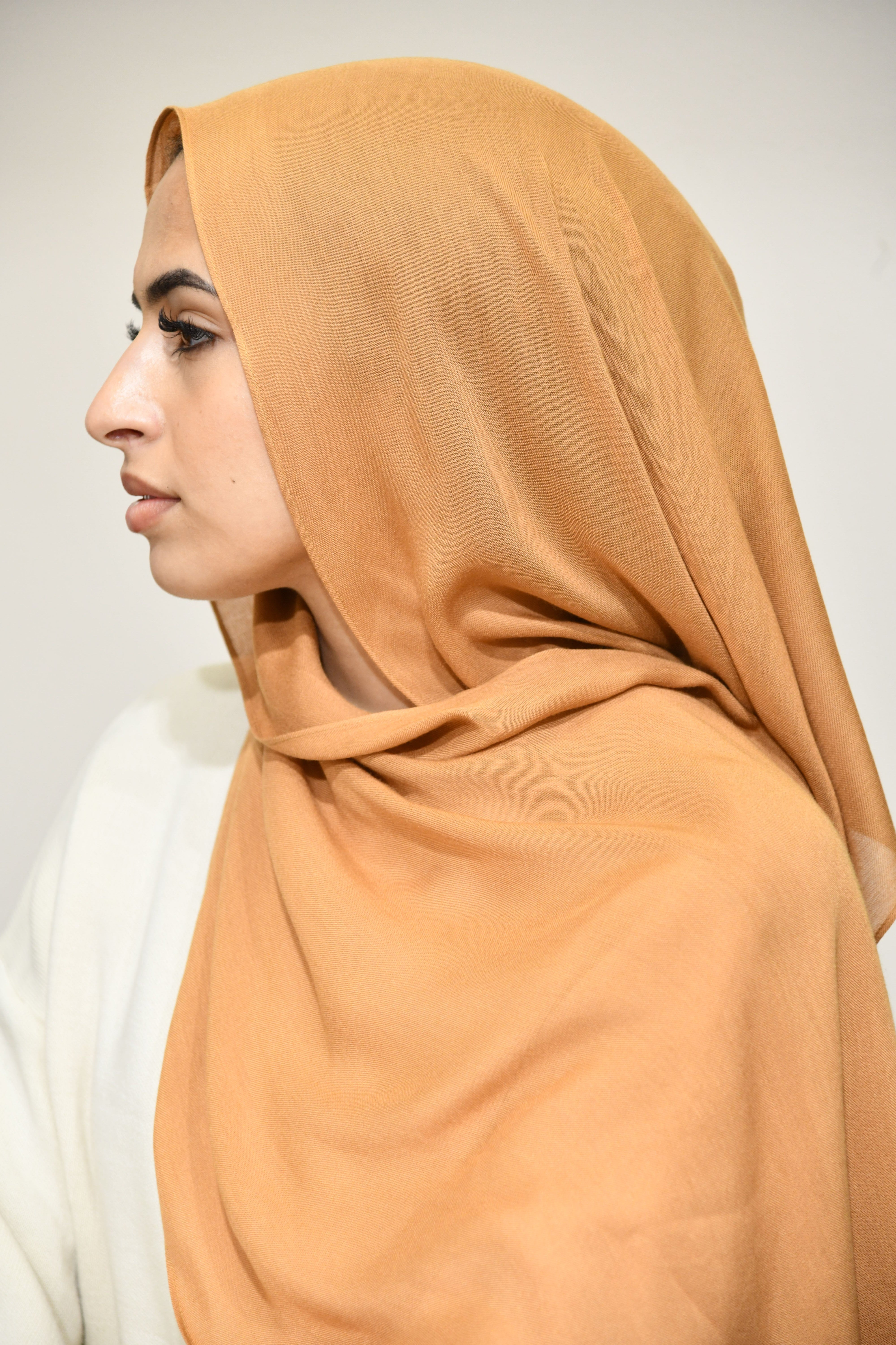 Premium Modal Hijab - Caramel