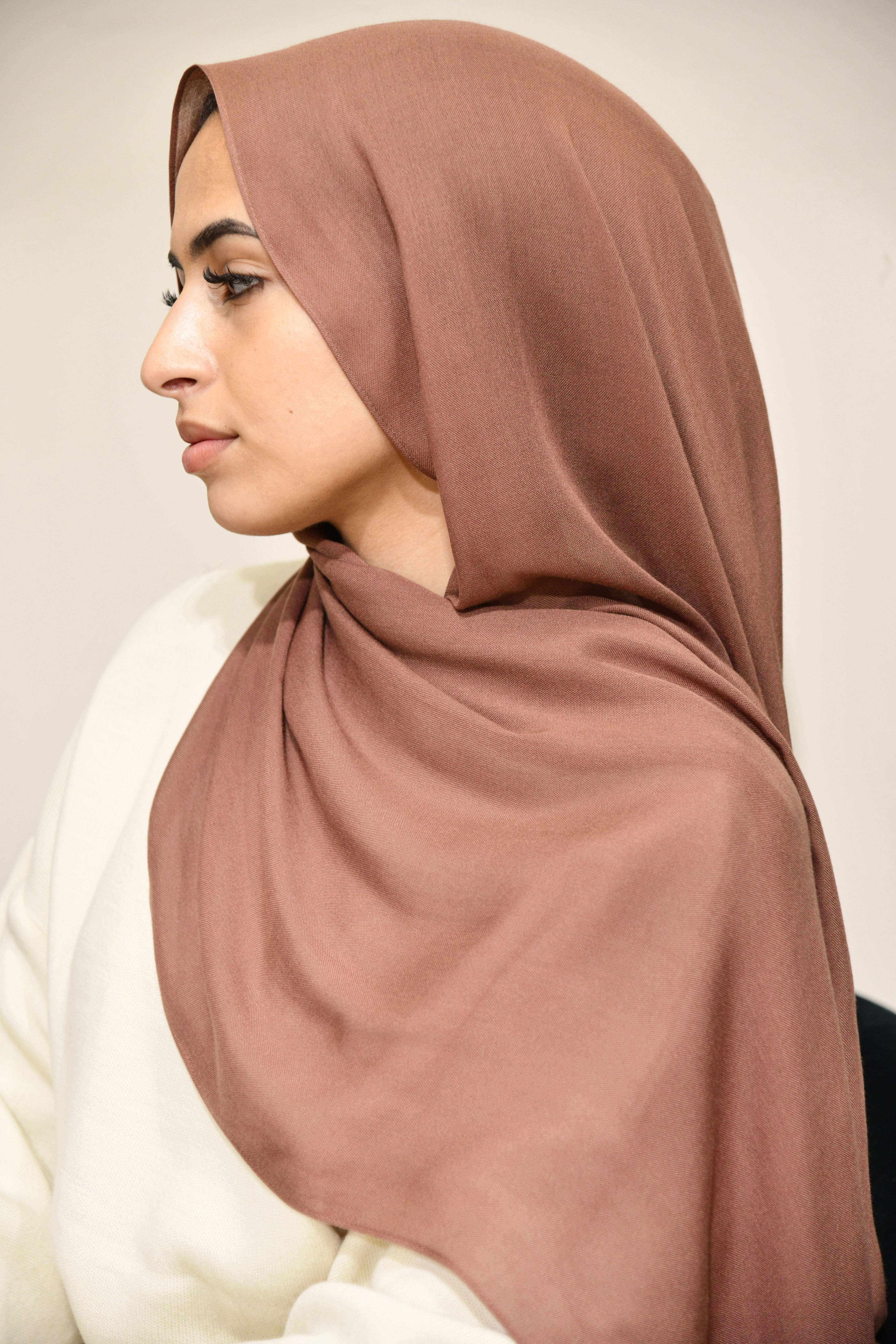 Premium Modal Hijab - Mink