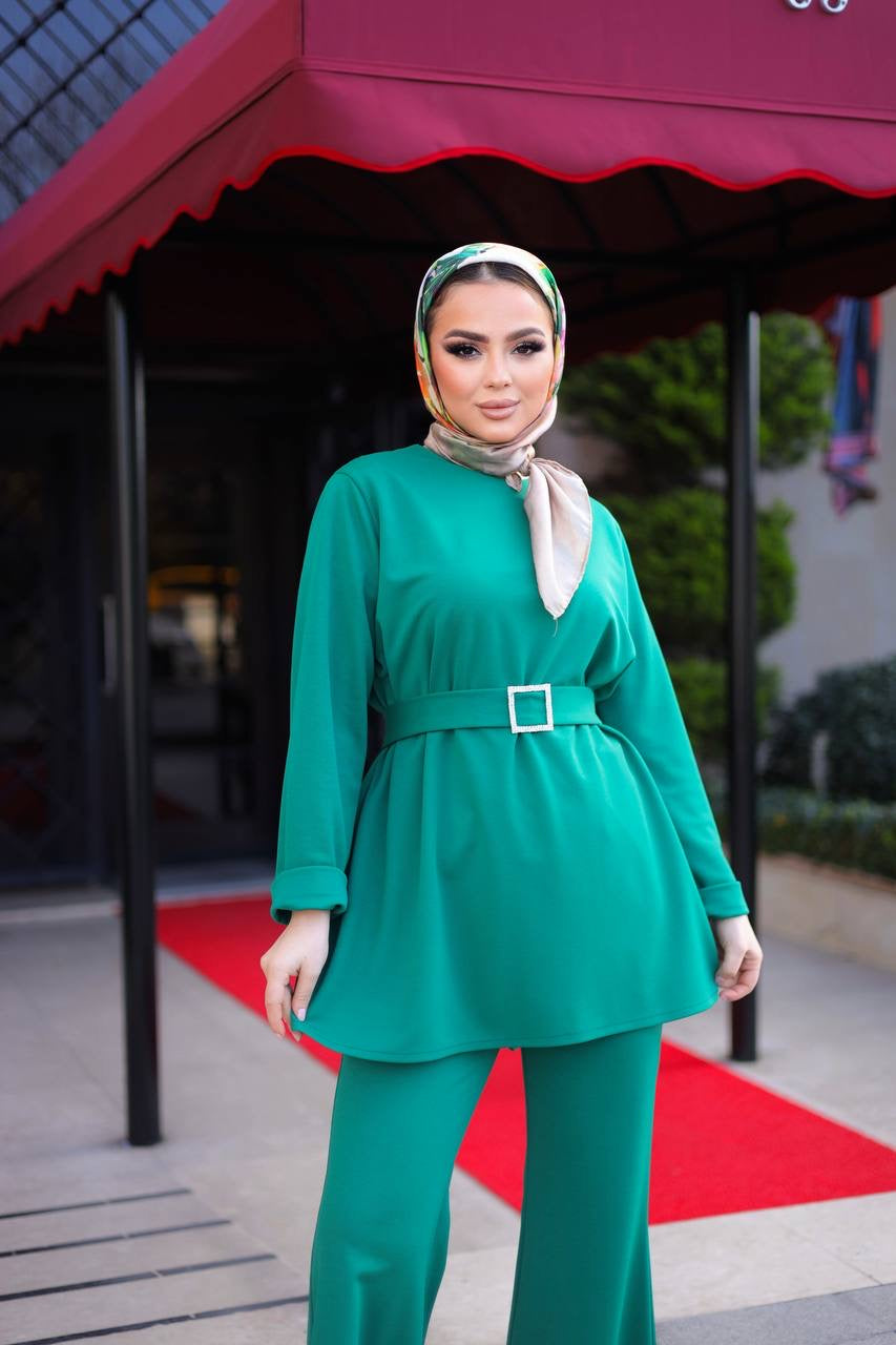 Zayna 2 Piece Set - Green