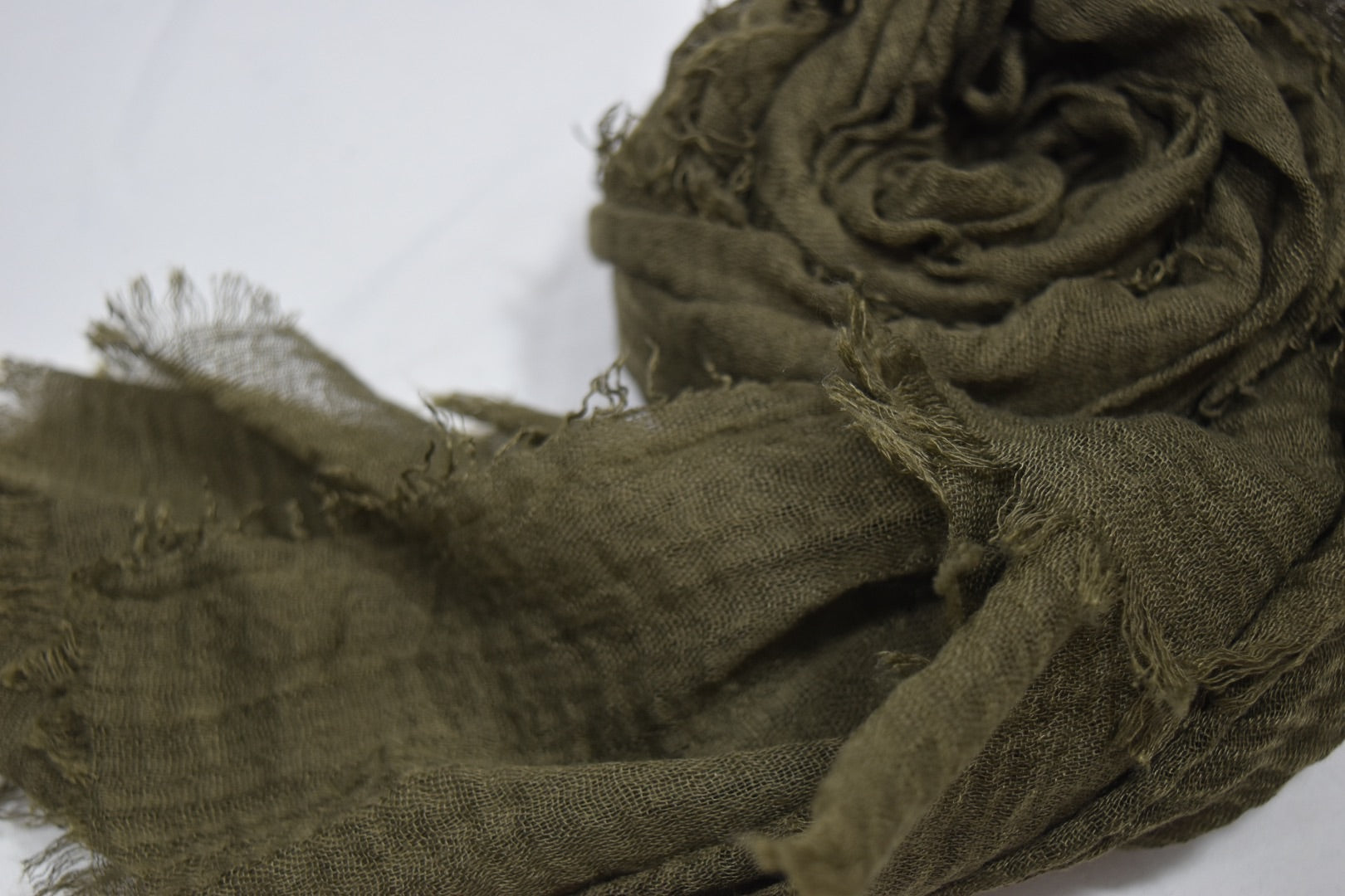 Premium Cotton Hijab - OLIVE