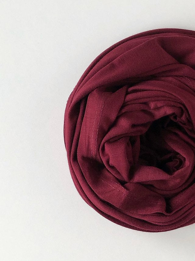 Premium Jersey Hijab -  Mahogany